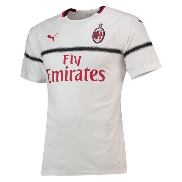 Maillot Football AC Milan Exterieur 2018-19 Blanc